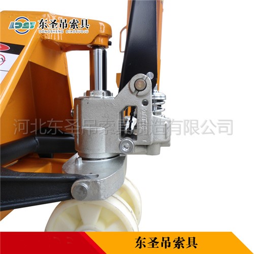 手動地牛叉車--河北東圣吊索具制造有限公司--手動叉車|液壓堆高車|小型攪拌機|石材夾具